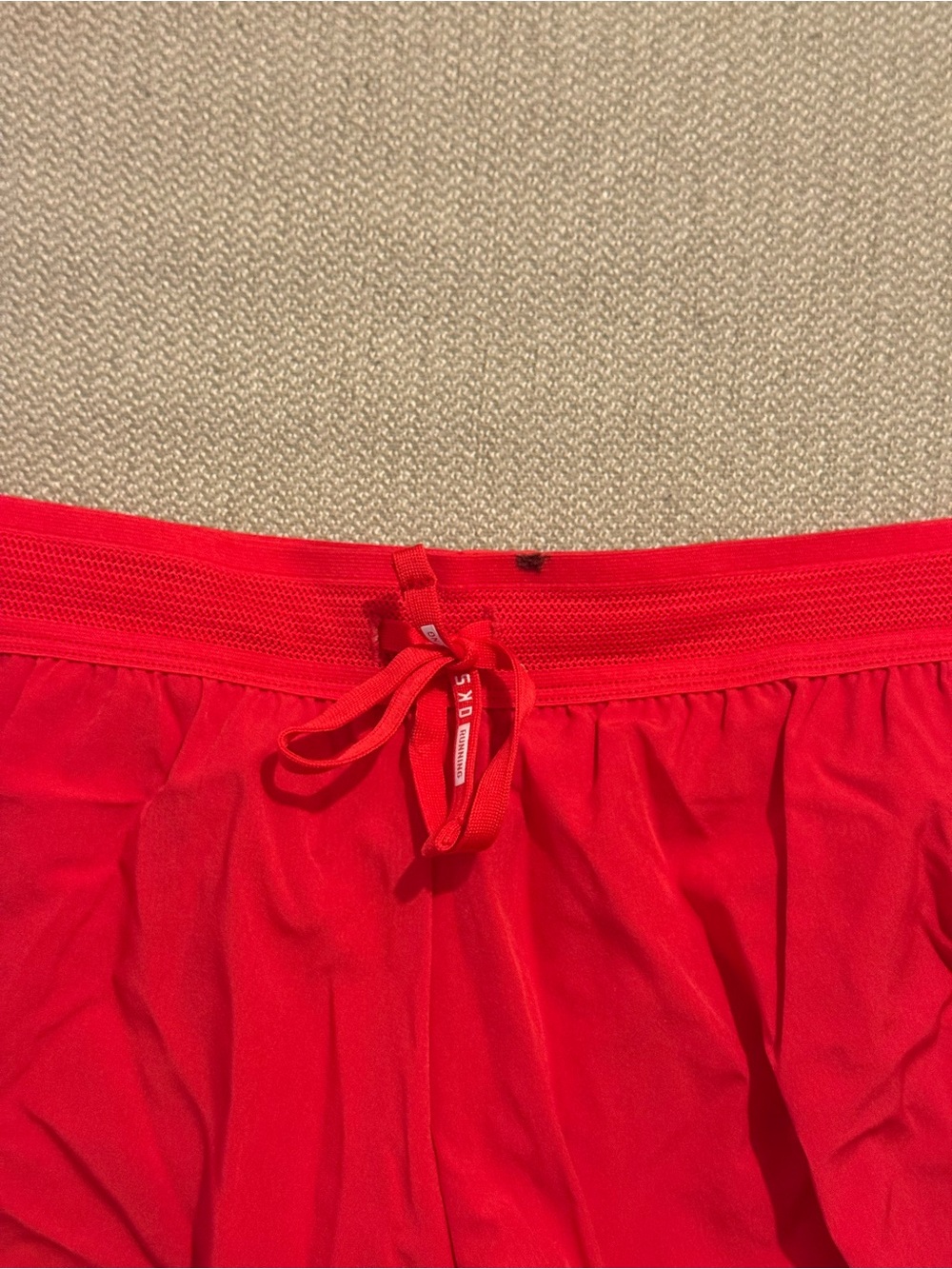 LSKD Accelerate 3” Mid Rise Running Short Scarlet - Picture 5 of 5